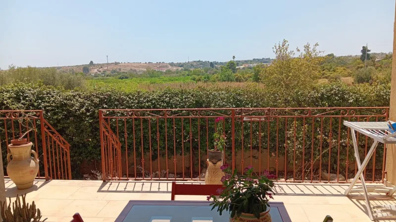 Terrace view over the countryside